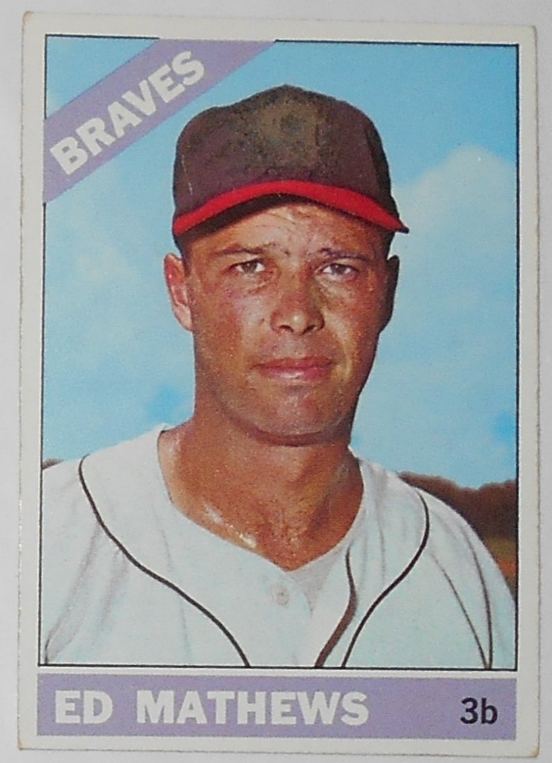 1966 Topps Ed Mathews: #200, see photos.