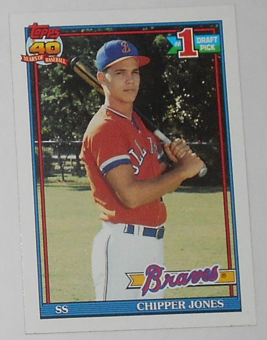 1991 Topps Chipper Jones (1 of 2)