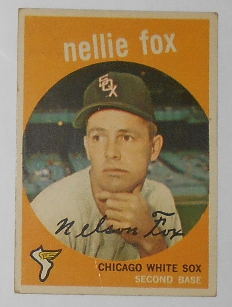 1959 Topps Nellie Fox: #30, see photos.
