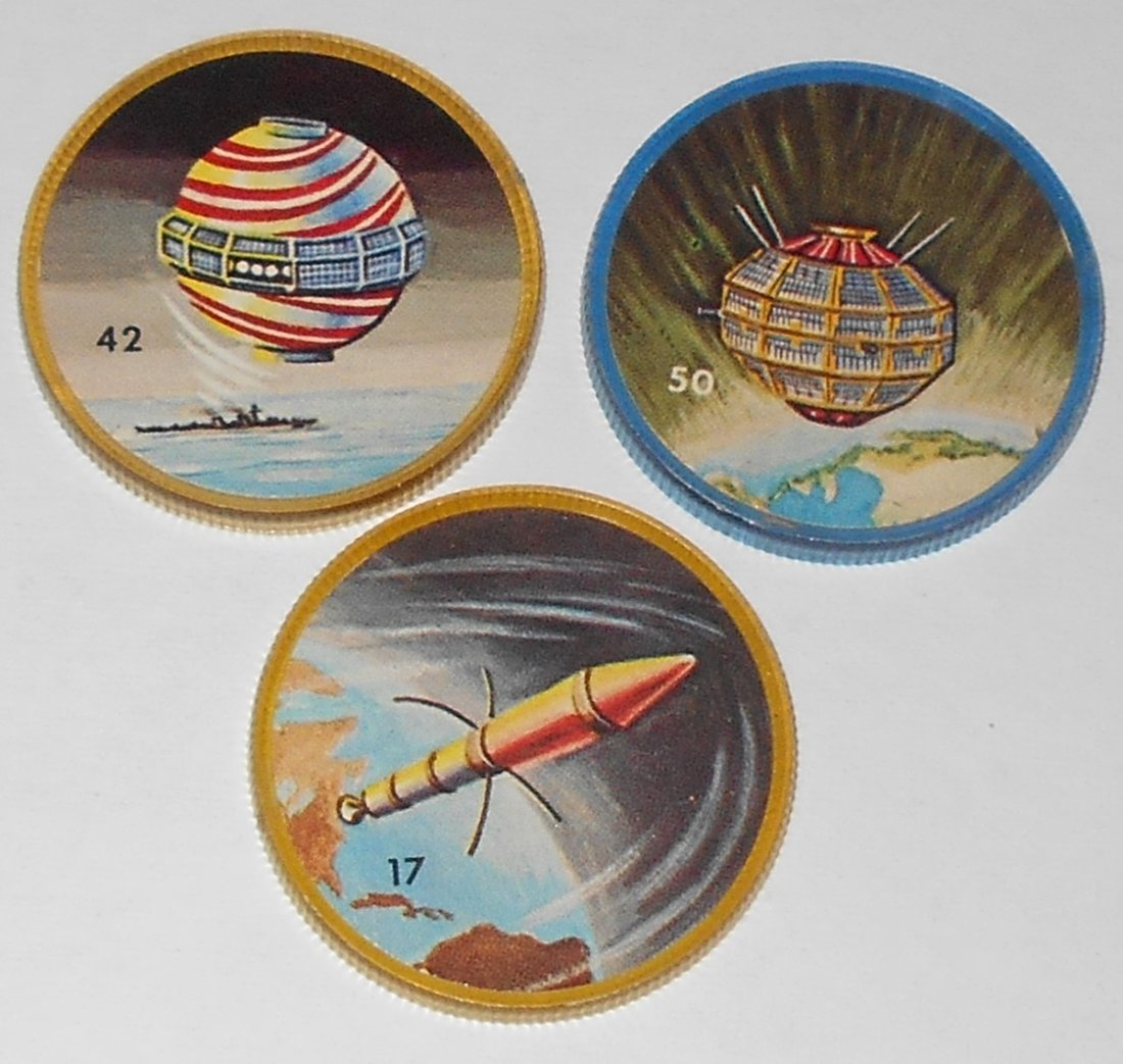 Space Magic Disk: Schuler's Potato Chips, three different disk, see photos.