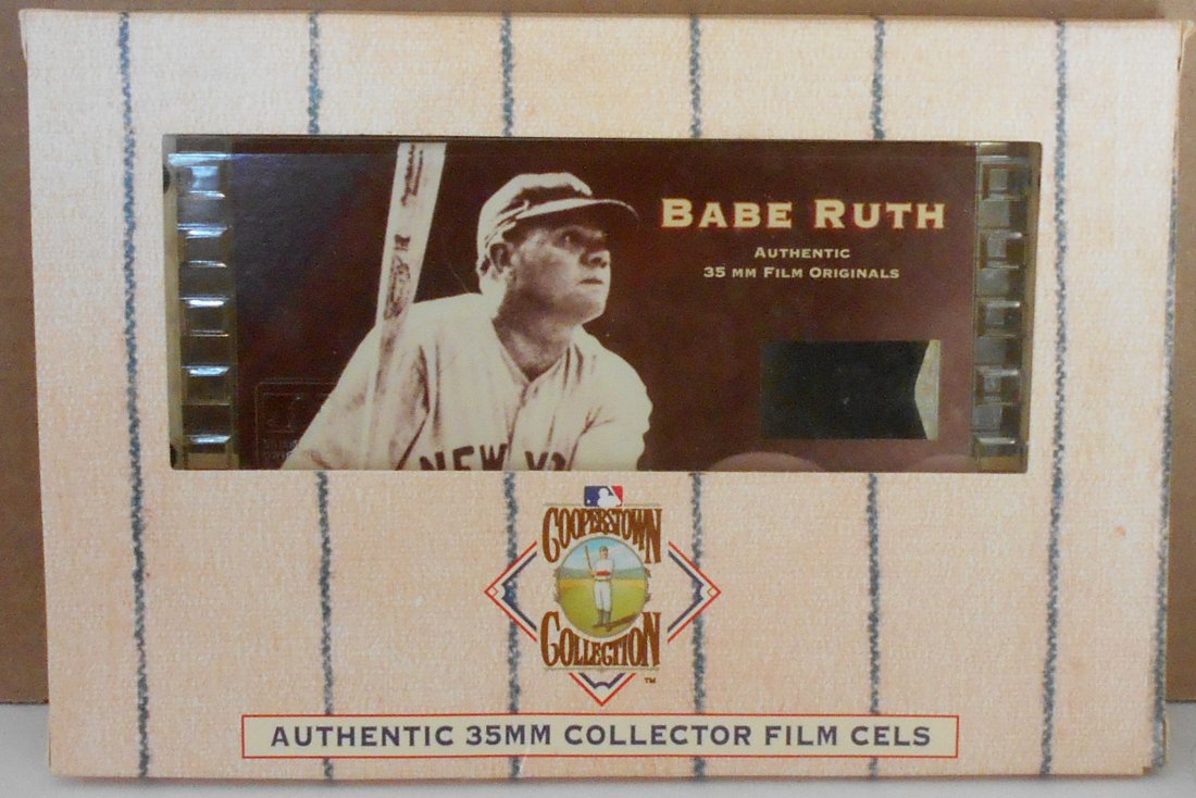 Babe Ruth Authentic 35 MM Film Originals: Cooperstown Collection, has box, see photos.