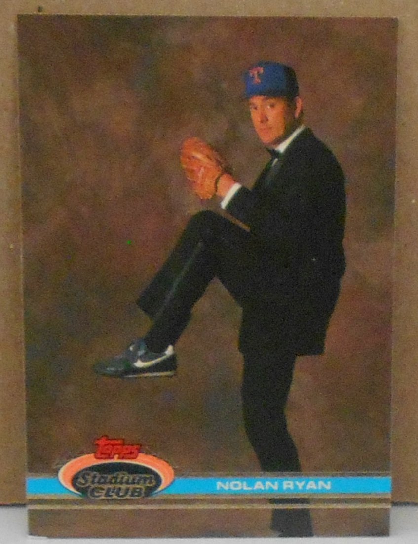 1991 Stadium Club Nolan Ryan: #200, see photos.