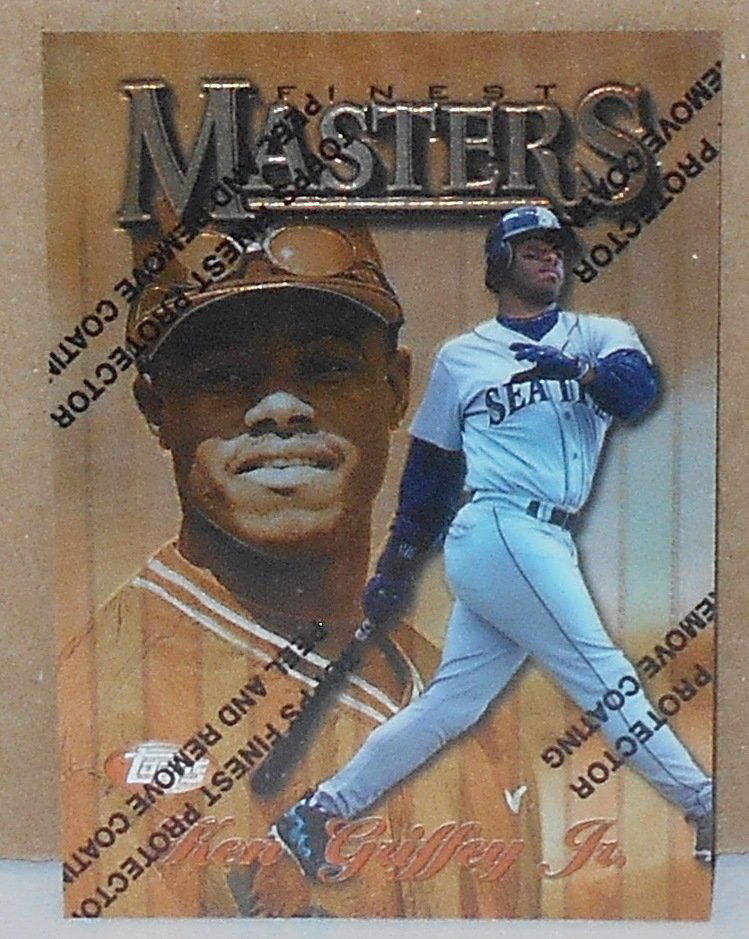 1997 Topps Finest Masters Ken Griffey Jr.: #238, Theme M23, common, see photos.