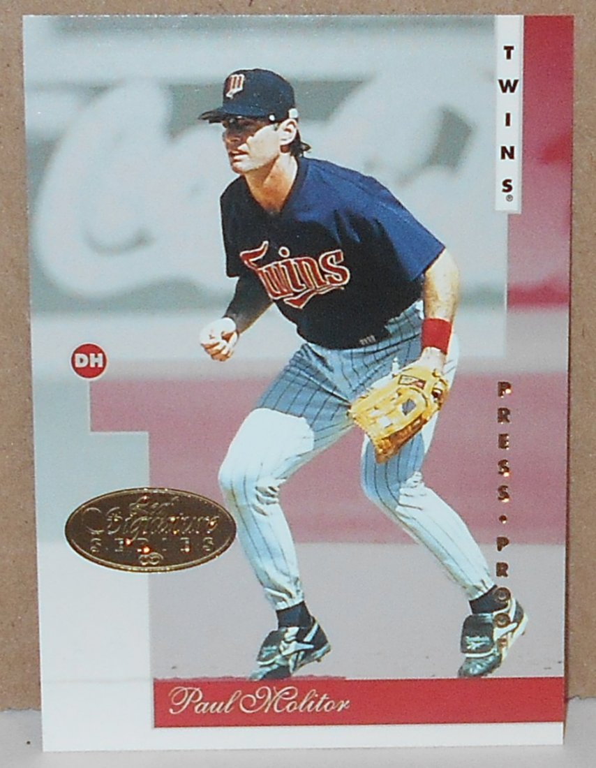 1996 Leaf Signature Series paul molitor (1 of 2)