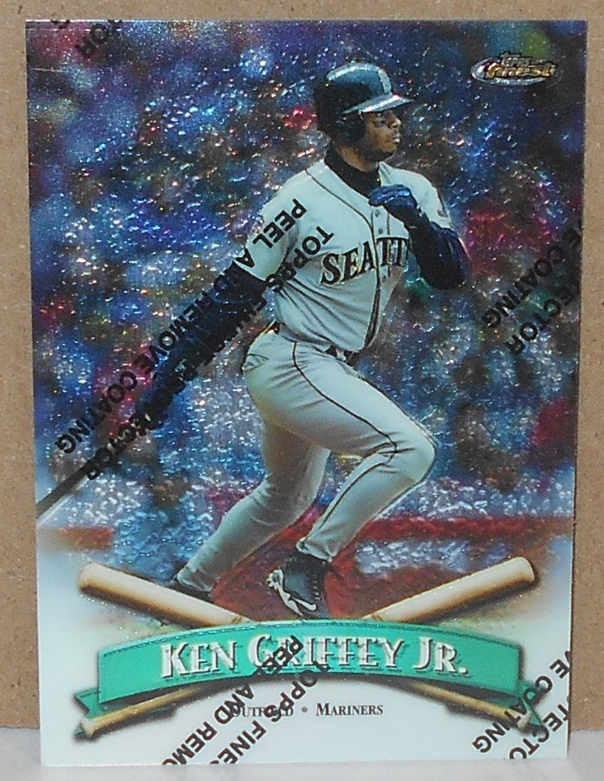 1998 Topps Finest Ken Griffey Jr.: #PP4, preproduction card, see photos.