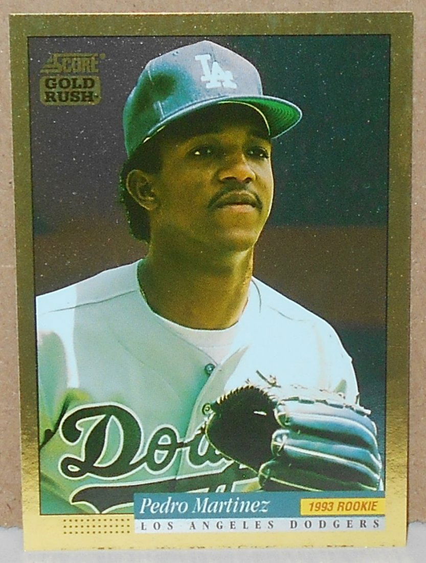 1993 Score Pedro Martinez: #554, Gold Rush, 1993 rookie, see photos.