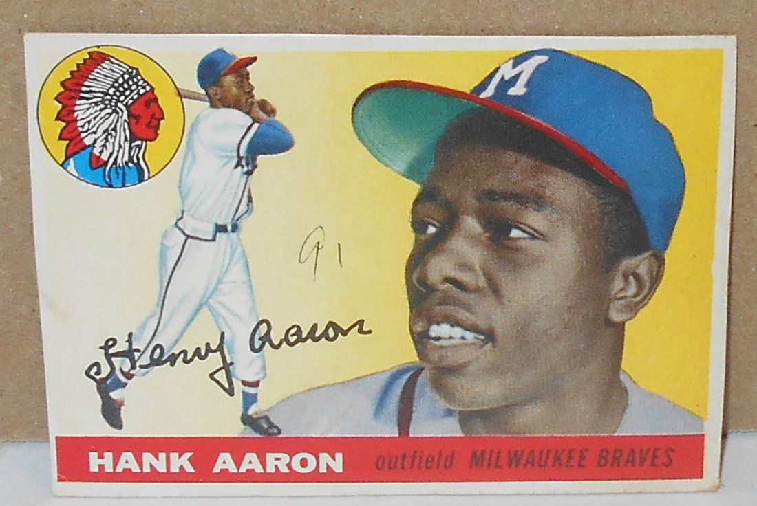 1955 Topps Hank Aaron (1 of 2)
