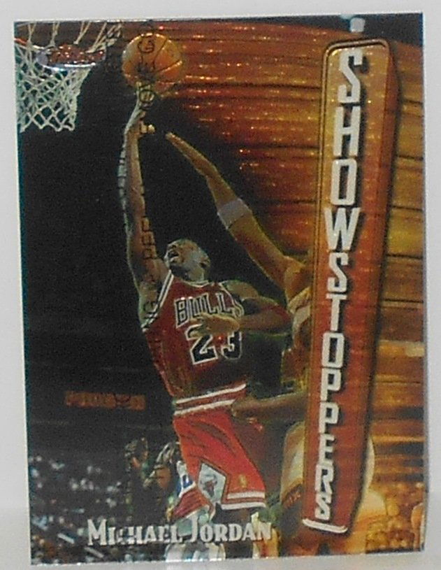 1998 Topps Finest Michael Jordan: #271, Theme S11, common, Showstoppers, see photos.