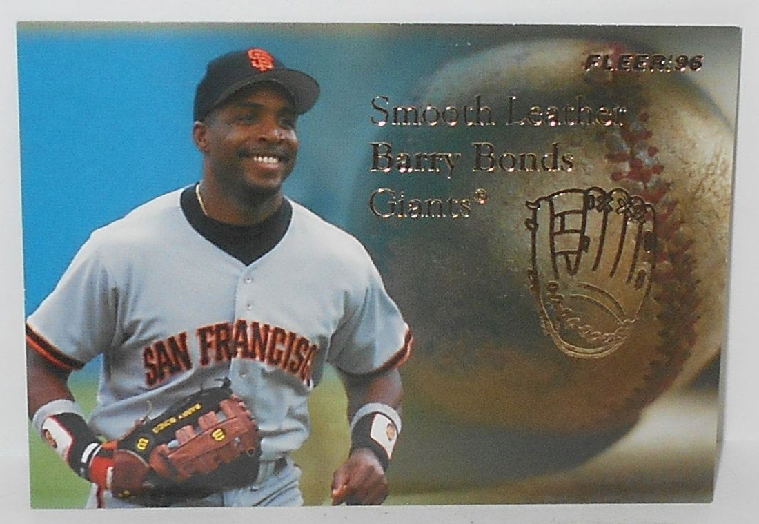 1996 Fleer Bary Bonds: #2 of 10 Smooth Leather, see photos.