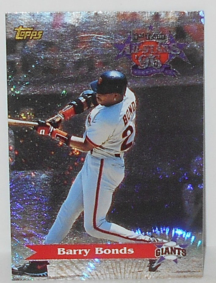 1997 Topps All Star Barry Bonds: #AS12, 1st Team All Star, see photos.