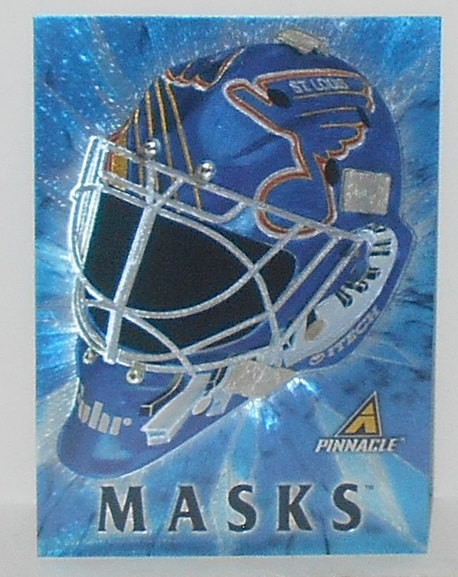 1997 Pinnacle Grant Fuhr: #10 of 10 Masks, Promo, see photos.