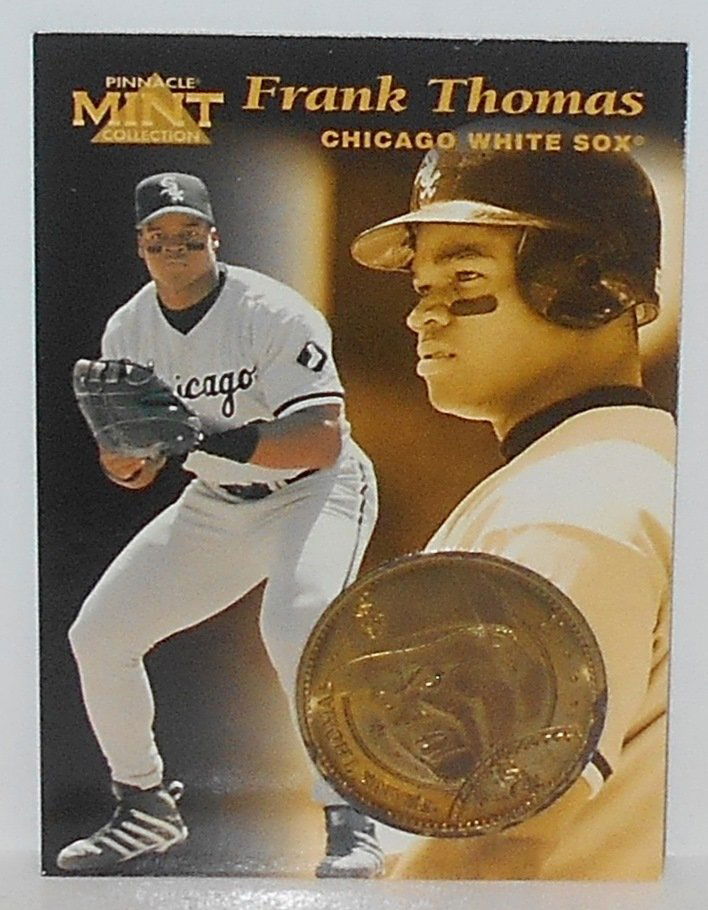 1997 Pinnacle Mint Frank Thomas: #2 of 30, card and coin, see photos.