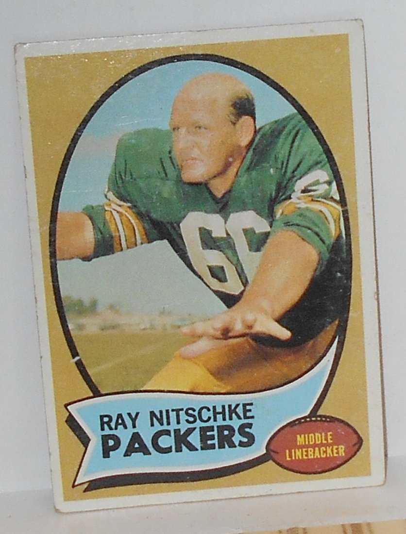 1970 Topps RayNitschke: #55, see photos.