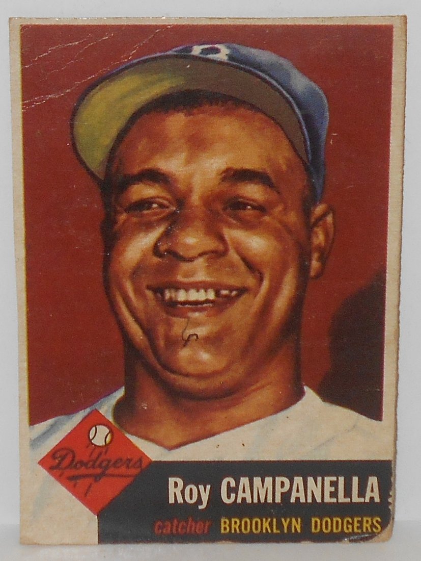 1953 Topps roy Campanella: #27, see photos.