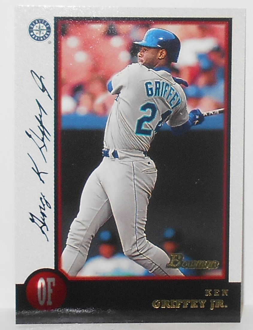 1998 Bowman Ken Griffey Jr.: #BP3, see photos.
