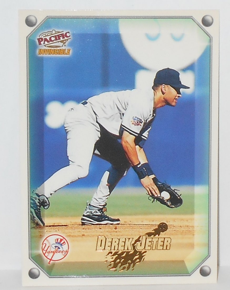 1998 pacific Invincible Derek Jeter: #73, see photos.