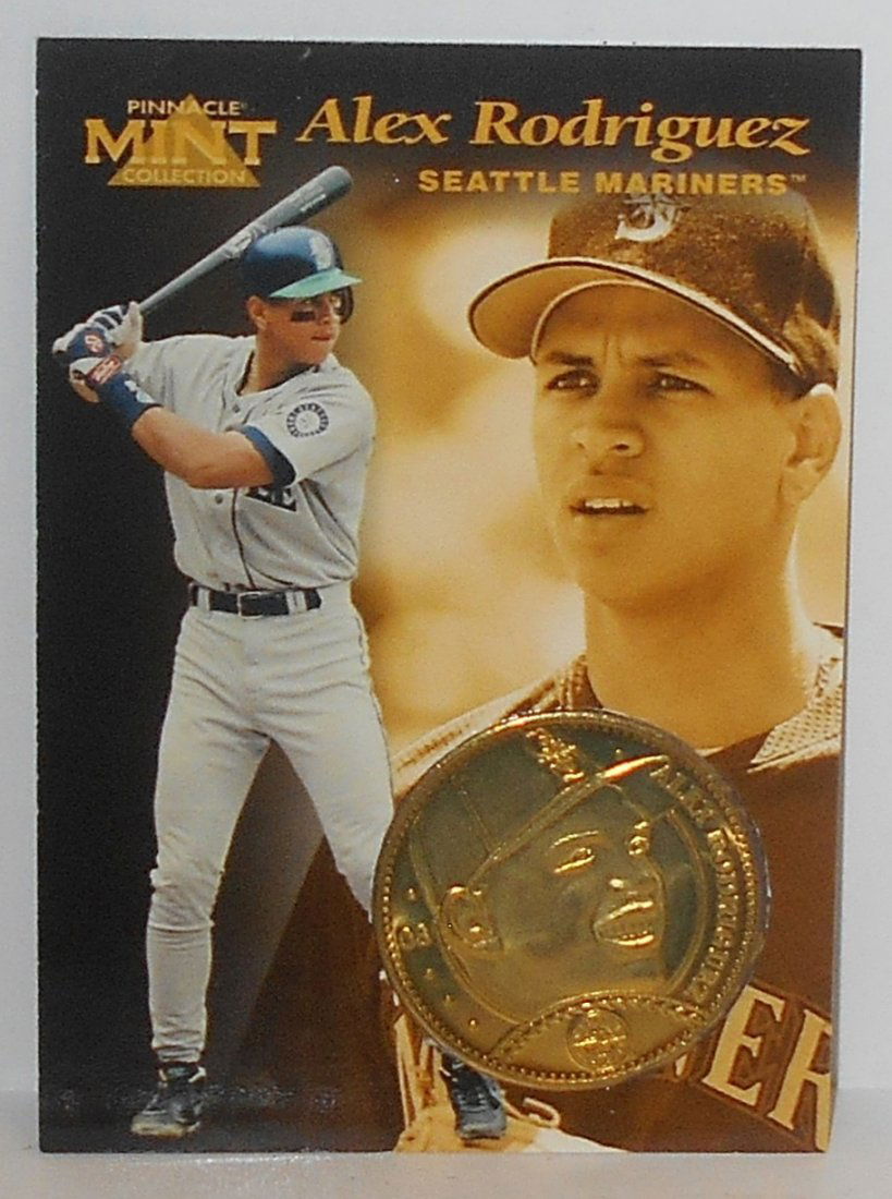 1997 Pinnacle Mint Alex Rodriguez: #3 of 30 , card and coin, see photos.