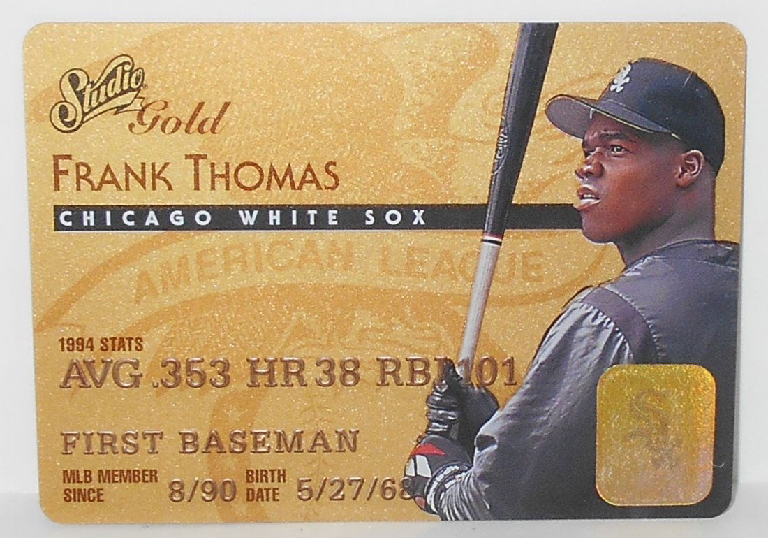 1995 Studio Gold frank Thomas: #1 of 50, see photos.