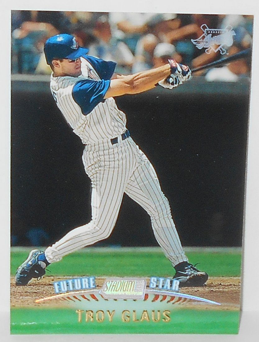 1999 Stadium Club Troy Glaus: #161, Future Star, see photos.