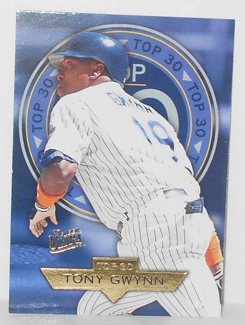 1997 Ultra Tony Gwynn: #12 of 30, Top 30, see photos.