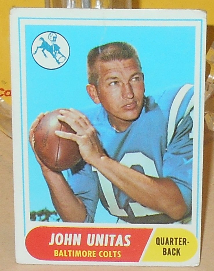 1968 Topps John Unitas (1 of 3)
