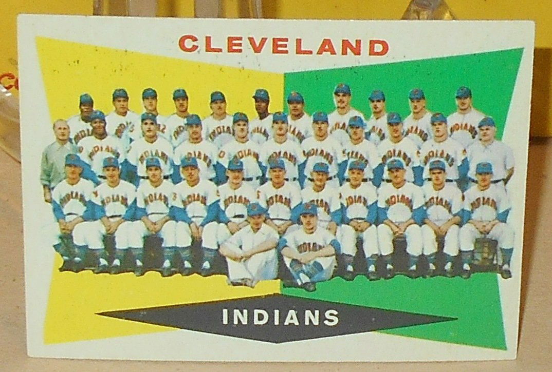 1960 Topps Cleveland Indians: #174, Check list 2nd series, see photos.