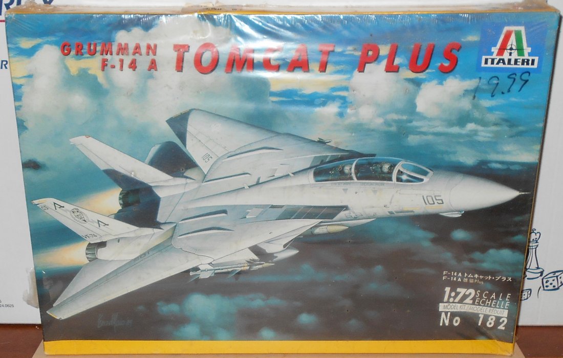 Grumman F-14A Tomcat Plus: Sealed, 1:72 scale, see photos.