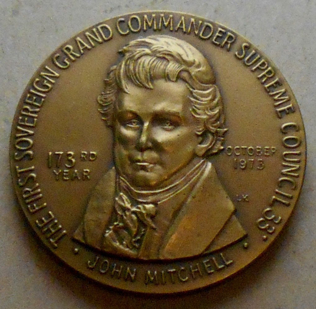 John Mitchell: 1975, First Grand Commander Supreme Council 33, see photos.