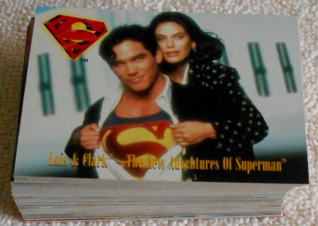 Lois & Clark: The New Adventures of Superman, 1995, 90 card set, no insert cards, see photos.
