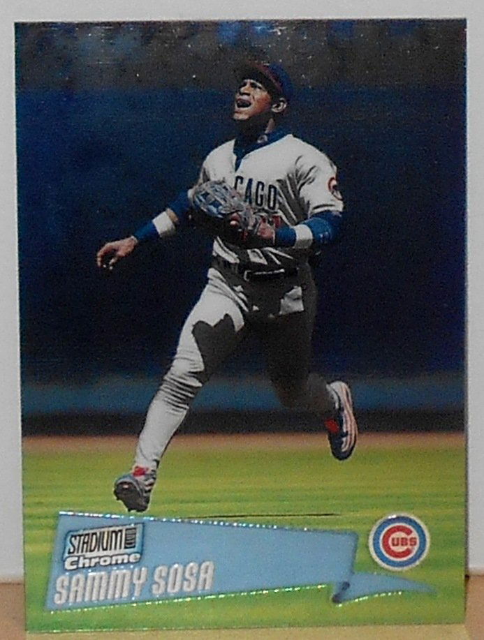 2000 Stadium Club Chrome Sammy Sosa: SCC13, see photos.