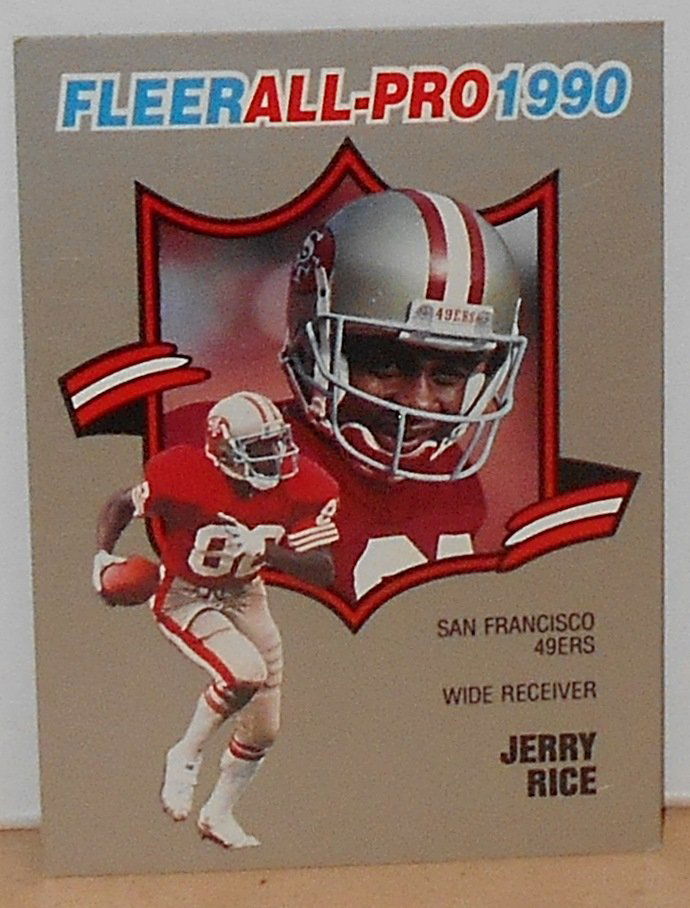 1990 Fleer Jerry Rice: All-Pro, 2 of 25, see photos.
