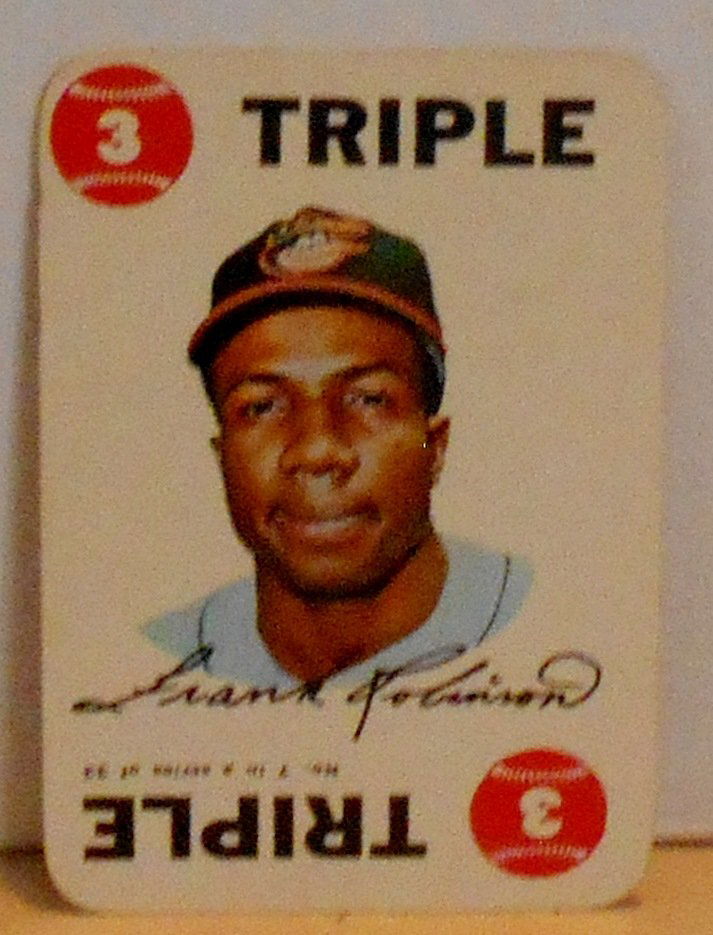 1968 Topps Game Frank Robinson: 7 of 33, see photos.