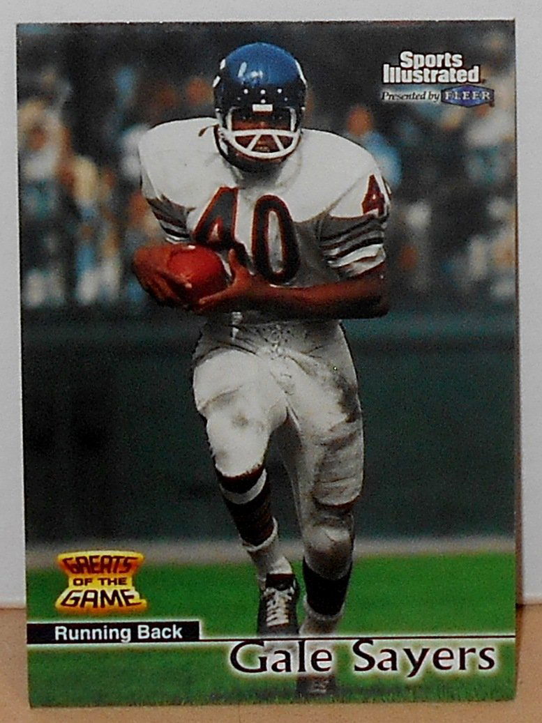 1999 Sports Illustrated Gale Sayers: Sample, Greats of the Game, #35, see photos.
