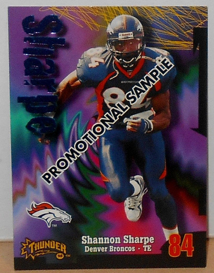 1998 Skybox Shannon Sharpe: Sample, #162, see photos.