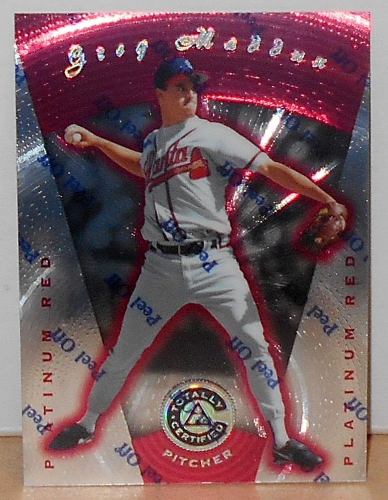 1997 Total Certified Greg Maddux: #83, 3616/3999, see photos.