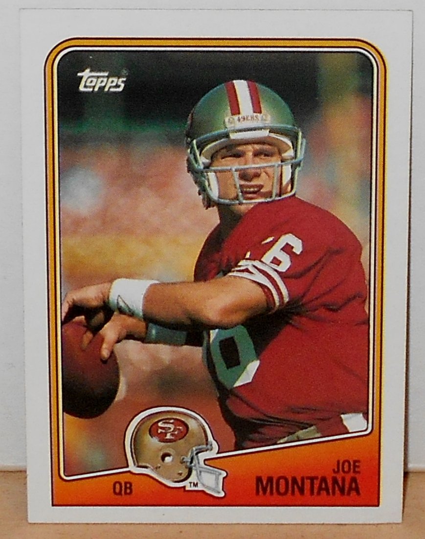 1988 Topps Joe Montana: #38, see photos.