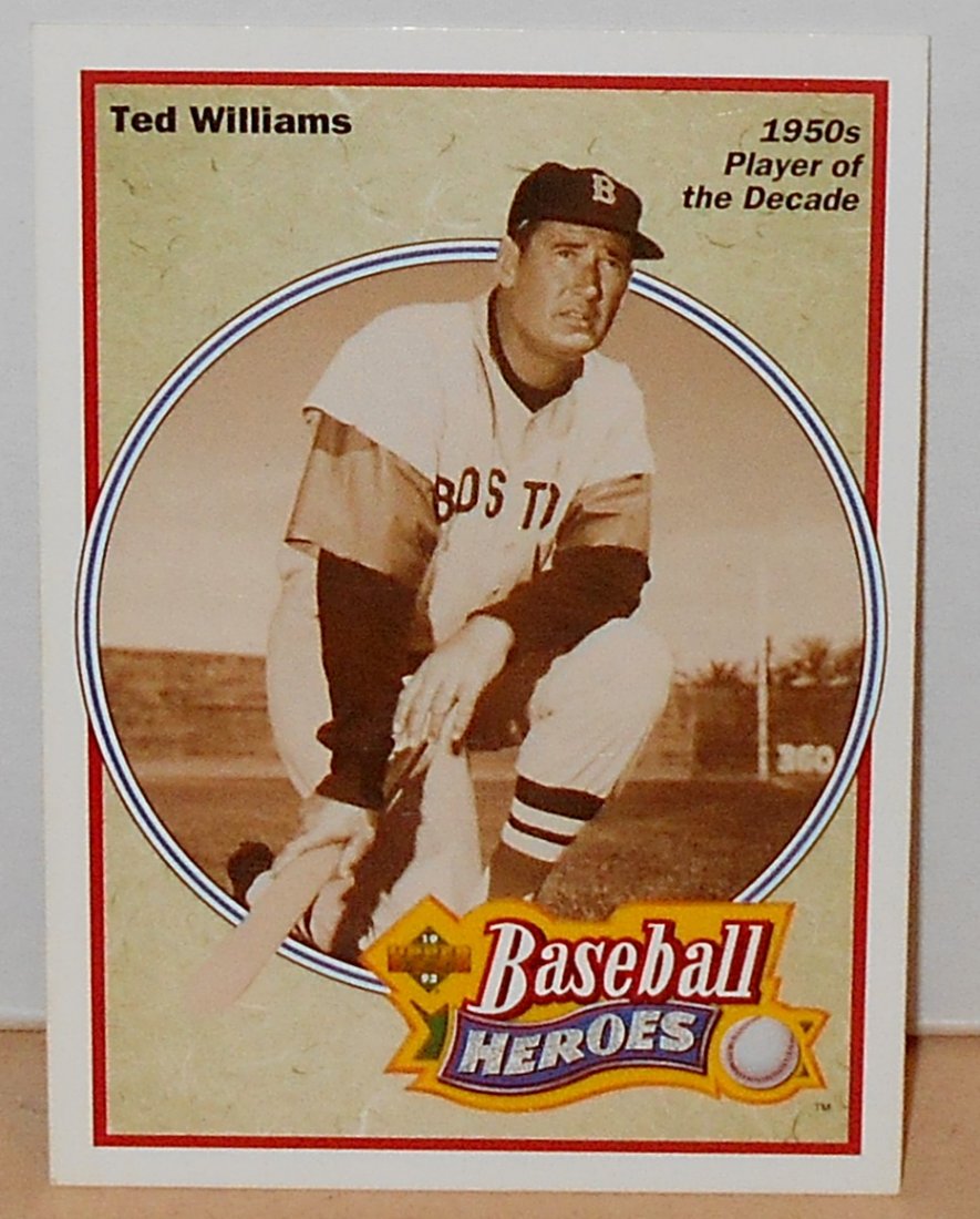 1992 Upper Deck Ted Williams: 33 of 36, Baseball Heroes, see photos.