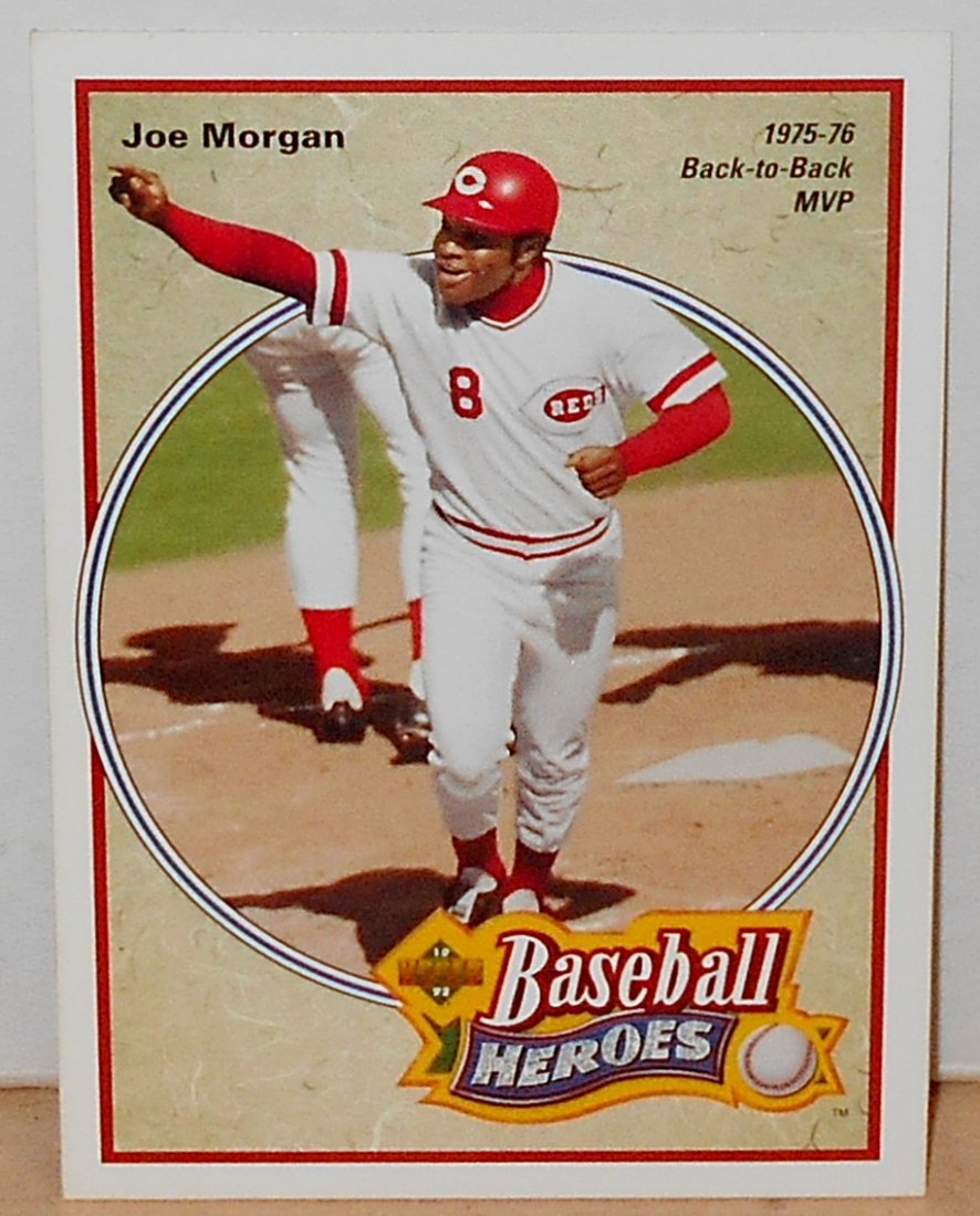 1992 Upper Deck Joe Morgan: 41 of 45, Baseball heroes, see photos.