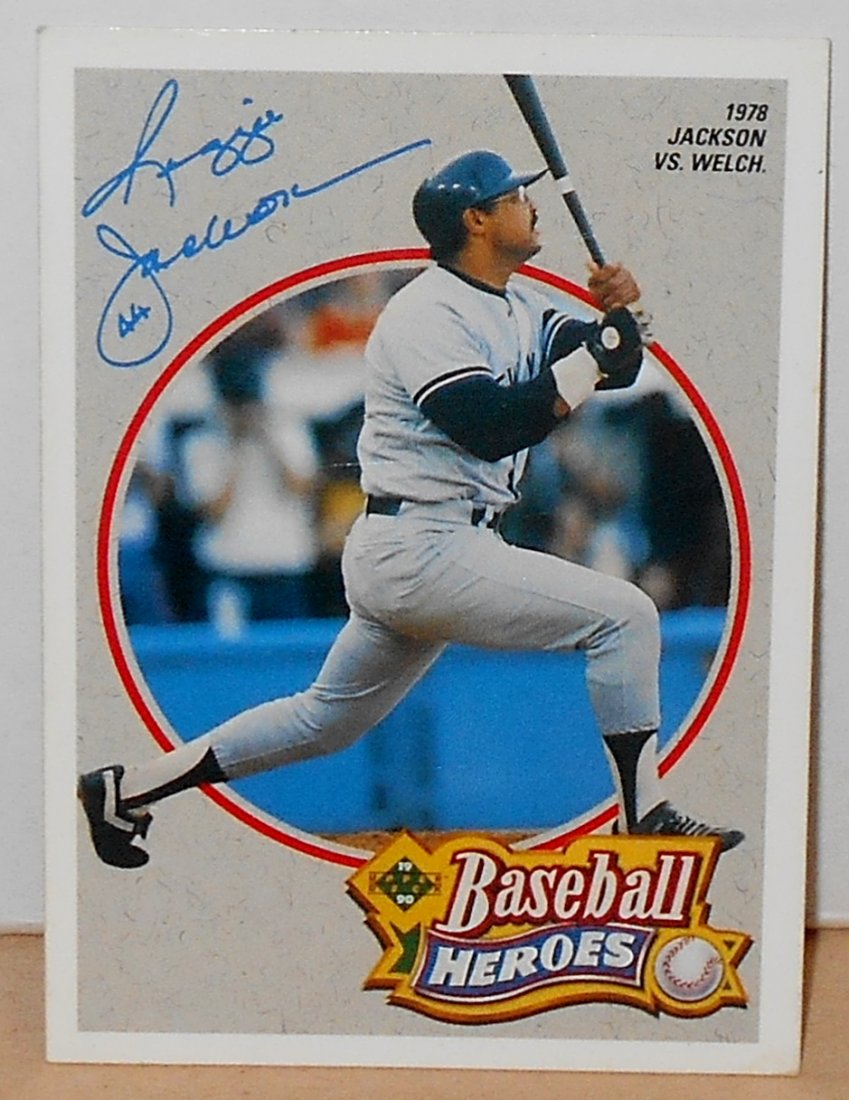 1990 Upper Deck Reggiie Jackson: 4 of 9, Baseball Heroes, see photos.