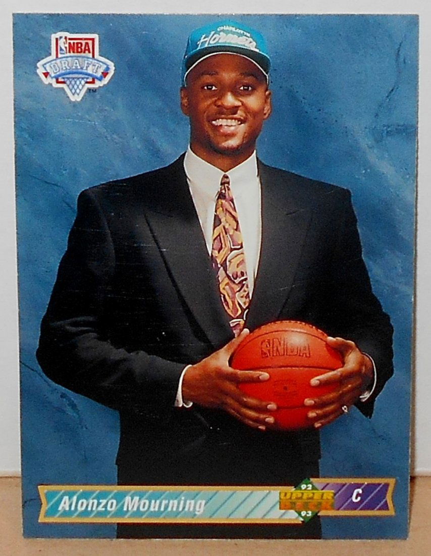 1992-93 Upper Deck Alonzo Mourning: #2, see photos.