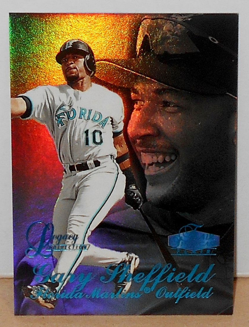 1998 Flair Showcase Garry Sheffield: Sec 1, Row 3, Seat 68, 77 of 100, see photos.