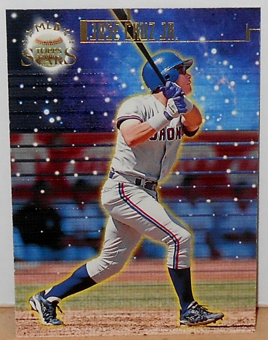 1998 Topps Stars Jose Cruz Jr.: #55, 6 of 2299, see photos.