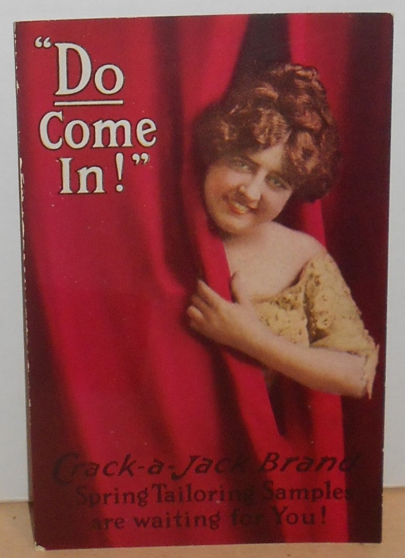 Post Card: Crack-A-Jack Brand post card, see photos.