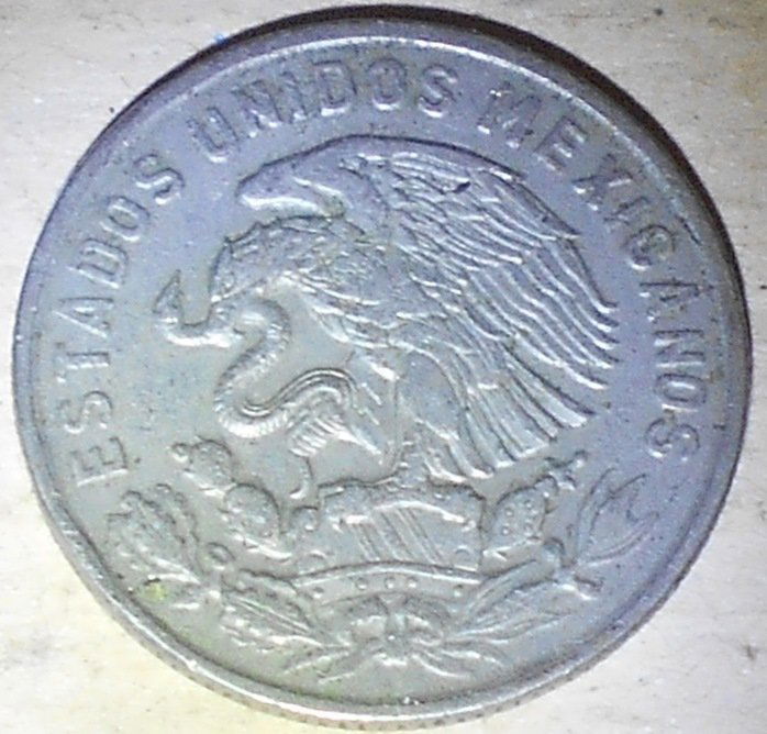 Estados Unidos mexicanos: 1967, Cincuenta Centavos, see photos.