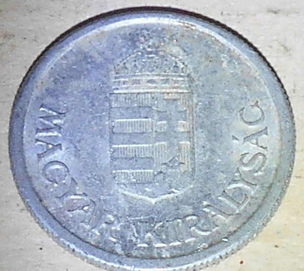 Magyar Kiralysag: 1 Pengo, 1941, see photos.