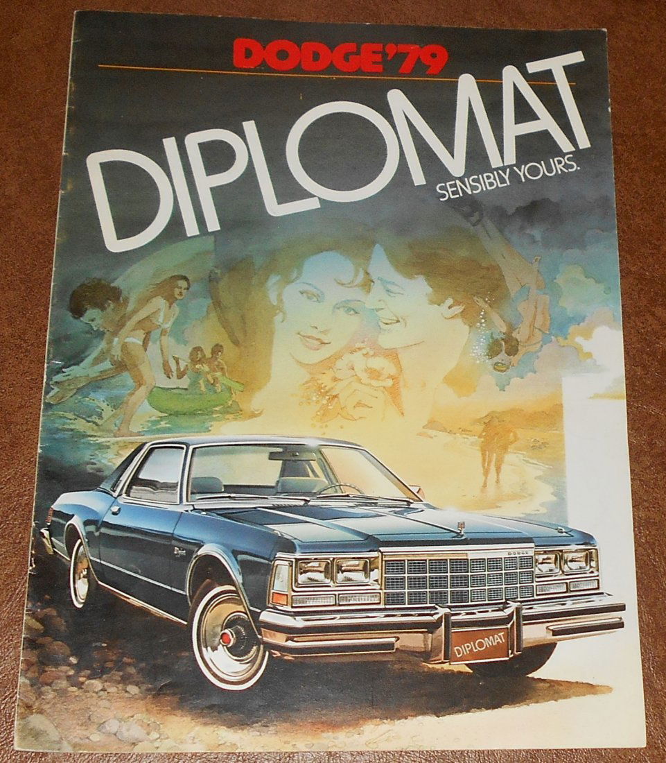 1979 Dodge Diplomat: Dealership booklet on 1979 dodge diplomat, see photos.