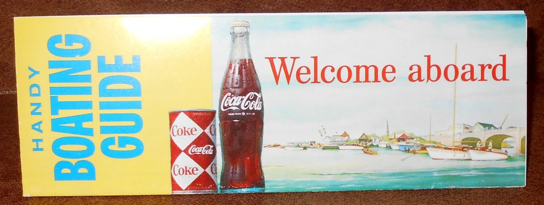 Coca-Cola Boating Guide: Fold out boating guide, see photos.