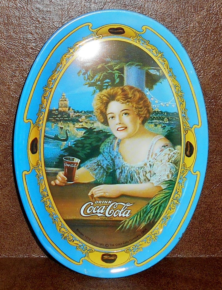 Coca-Cola Tip Tray: Coke tip tray, 1973, see photos.