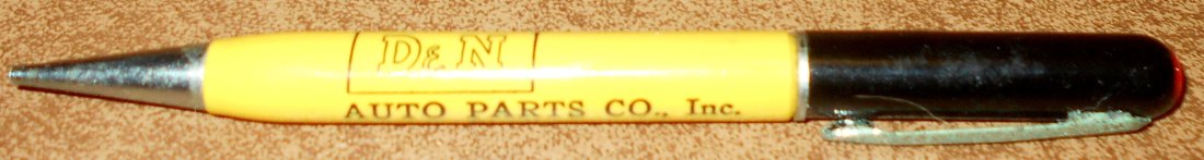D & N Mechanical Pencil: Auto Parts Co,. see photos.