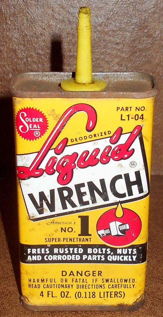 Liquid Wrench Can: Empty can, no top, see photos.